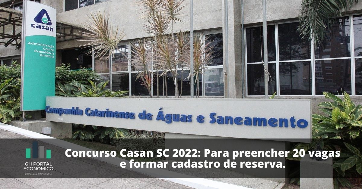 Concurso Casan SC 2022