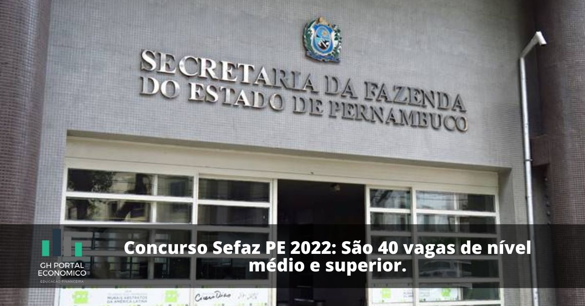 Concurso Sefaz PE 2022