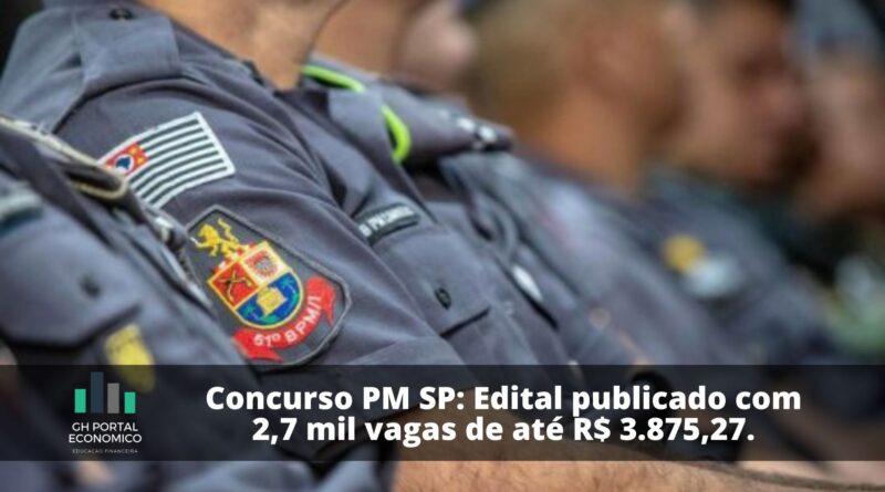 Concurso Pm Sp Edital Publicado Com Mil Vagas De At R