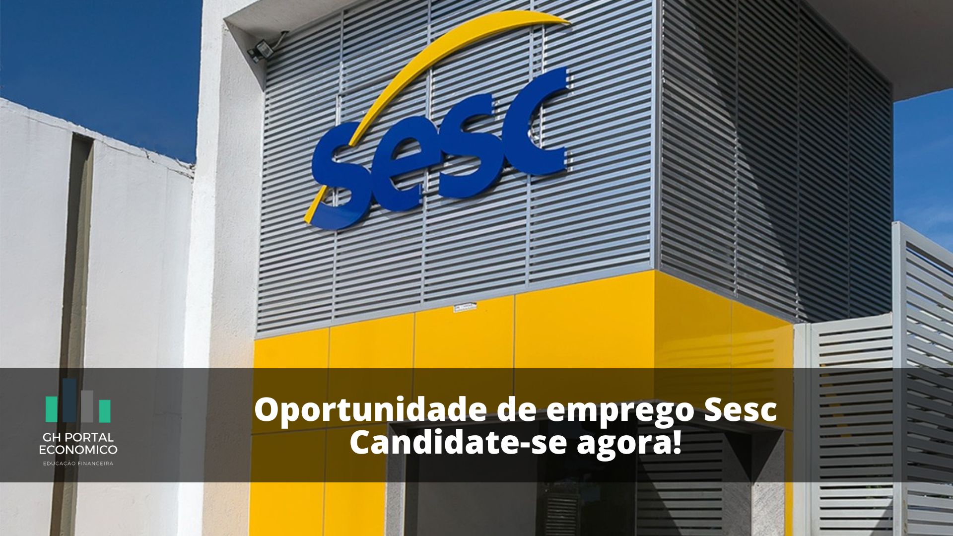 Oportunidade de emprego Sesc