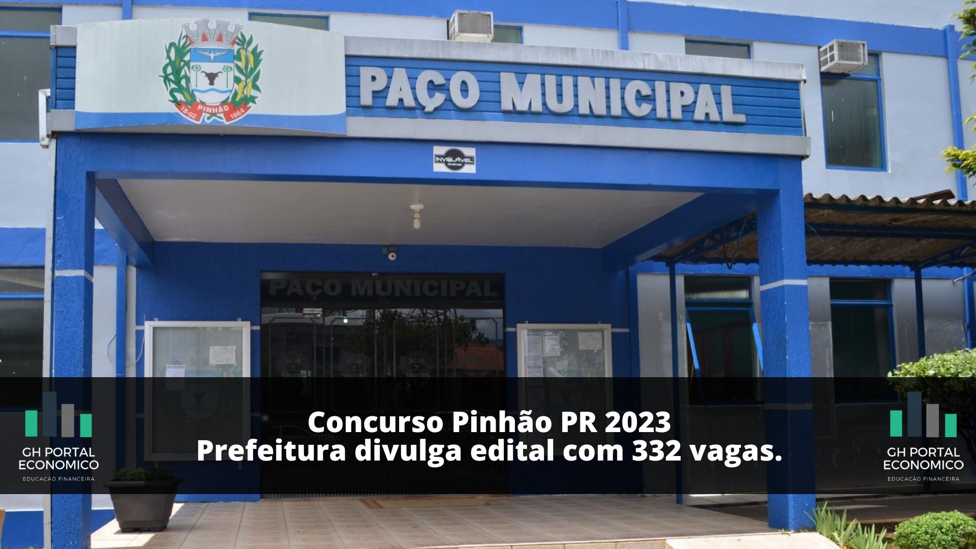 Concurso Pinhão PR 2023